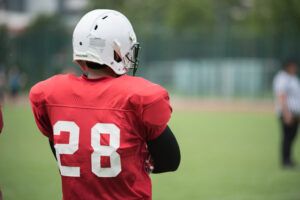 youth football player